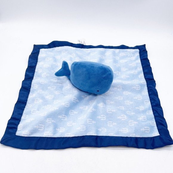 cloud island Toys Cloud Island Blue Whale Baby Blanket Lovey